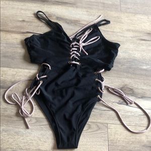 One piece bathing suit size M